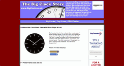 Desktop Screenshot of bigclocks.co.uk